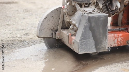 cutters for asphalt concrete road