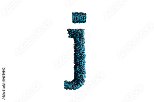 Wallpaper Mural Embroidery Designs alphabet j isolate on white background Torontodigital.ca