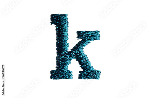 Wallpaper Mural Embroidery Designs alphabet k isolate on white background Torontodigital.ca