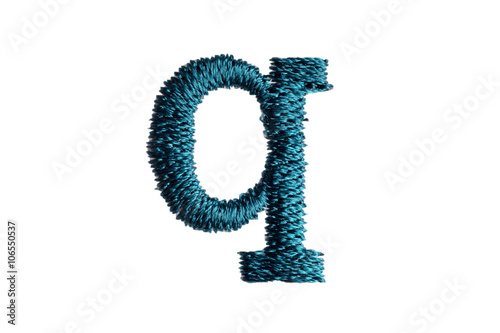 Wallpaper Mural Embroidery Designs alphabet q isolate on white background Torontodigital.ca