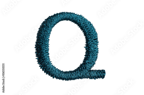 Wallpaper Mural Embroidery Designs alphabet Q isolate on white background Torontodigital.ca