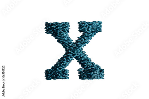 Wallpaper Mural Embroidery Designs alphabet x isolate on white background Torontodigital.ca