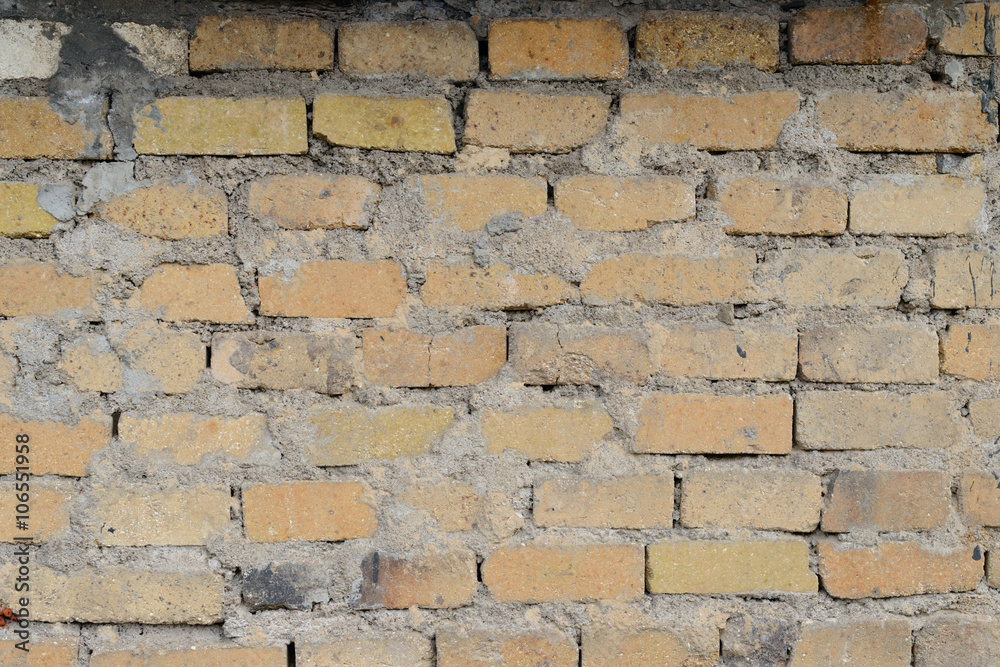 Obraz premium Brick texture with scratches and cracks