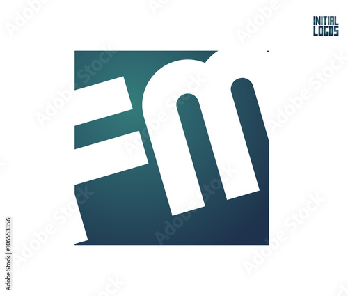 FM Initial Logo for your startup venture