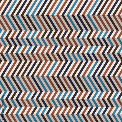 Tapety Wzór mody w jodełkę w brązowych kolorach retro