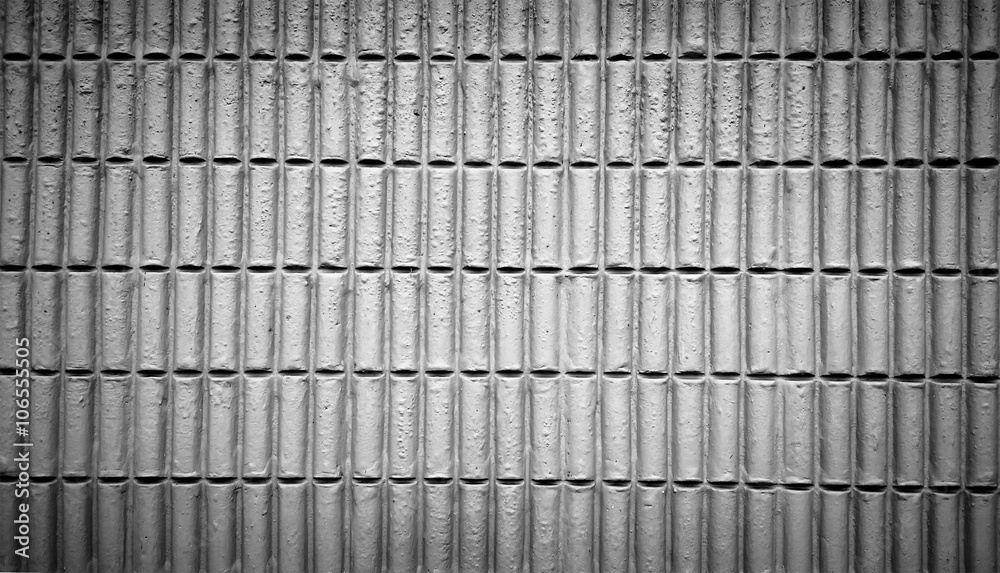 brick wall for texture or background. black and white color process brick wall for texture or background. black and white color process