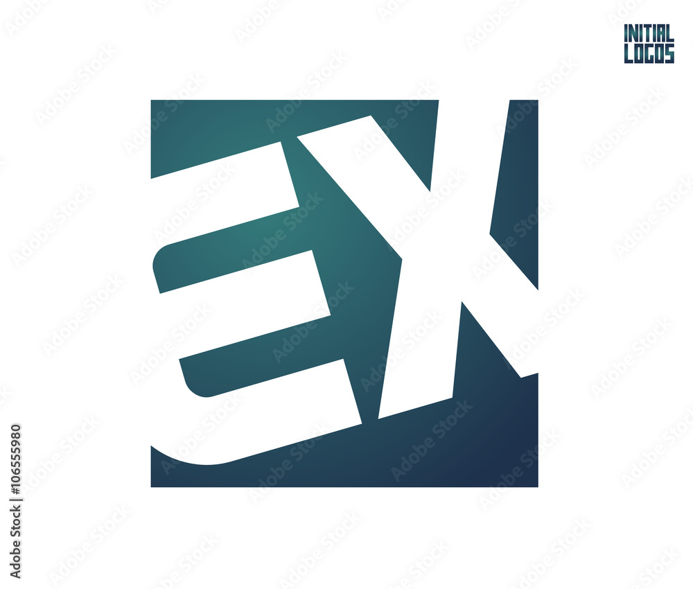 Obraz premium Initial Logo for your startup venture