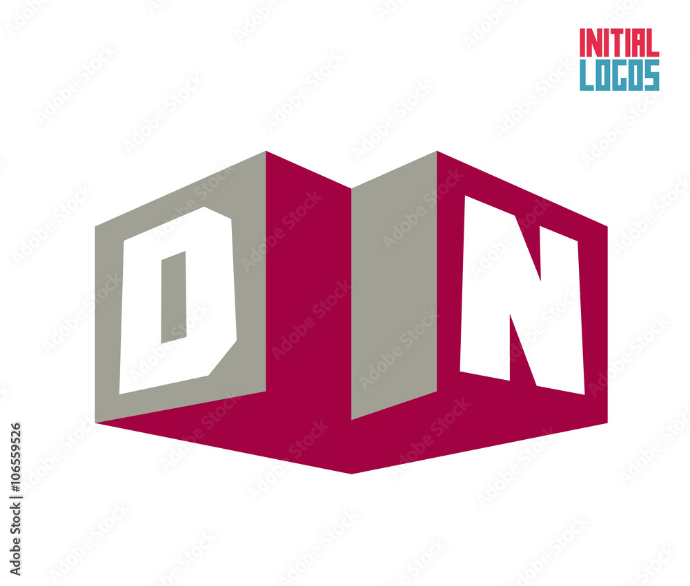 DN Initial Logo for your startup venture DN Initial Logo for your startup venture