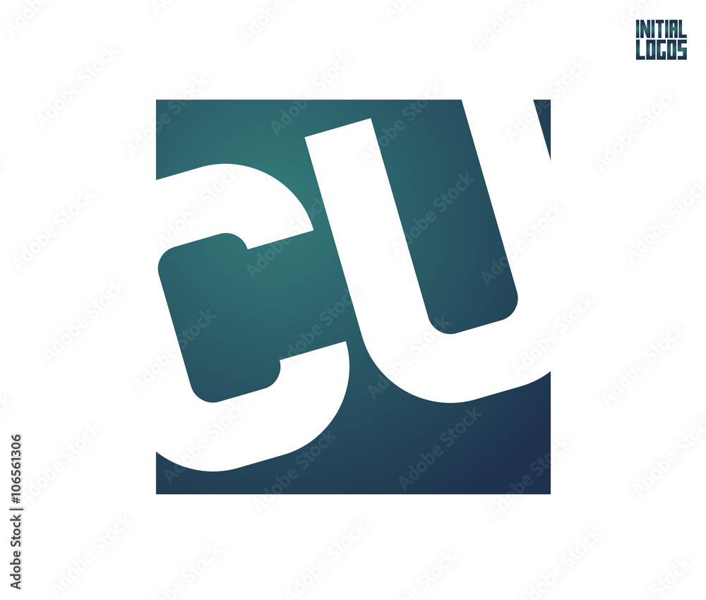 CU Initial Logo for your startup venture CU Initial Logo for your startup venture