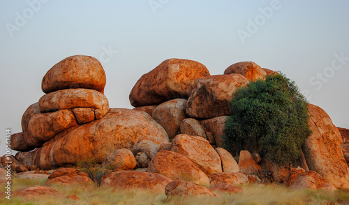 granite boulders in Devils Marbles (Karlu Karlu) conservation reserve
Wauchope, Nothern Territory, Australia photo