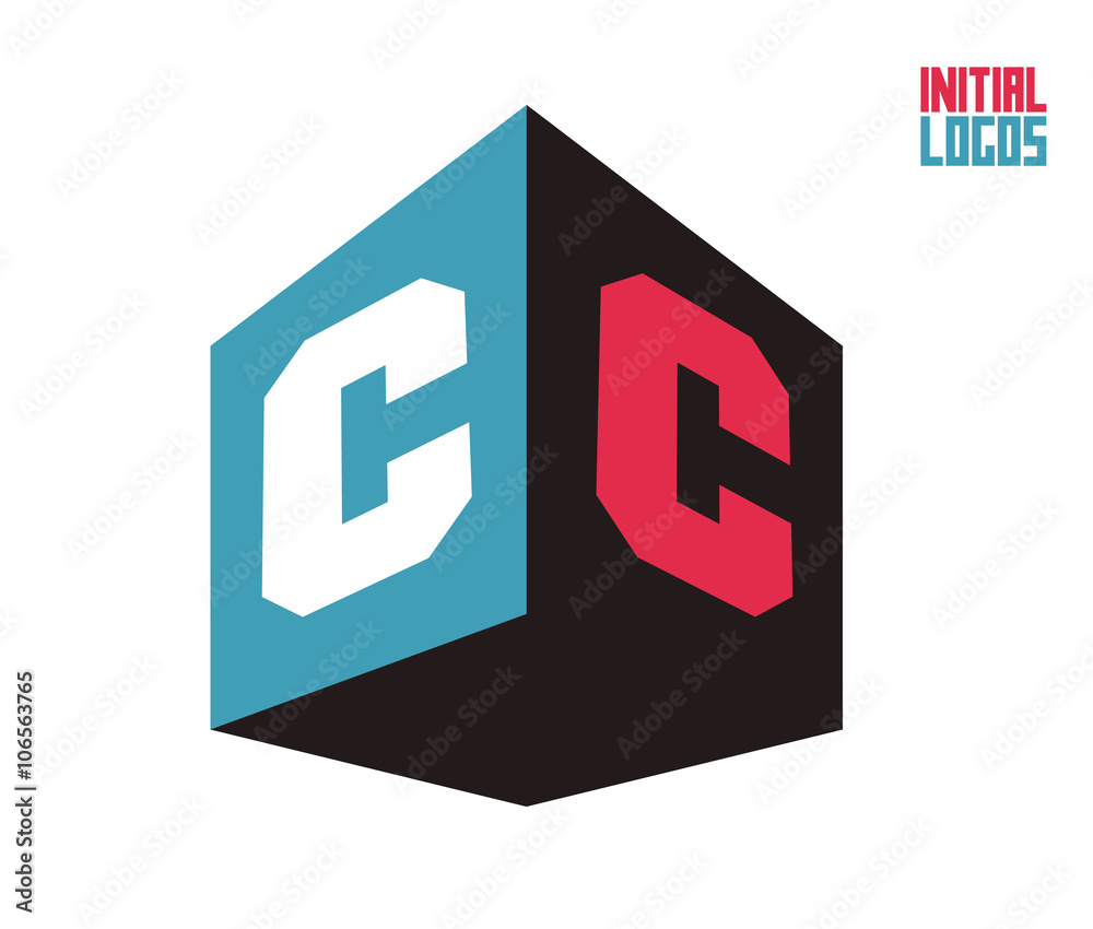 CC Initial Logo for your startup venture