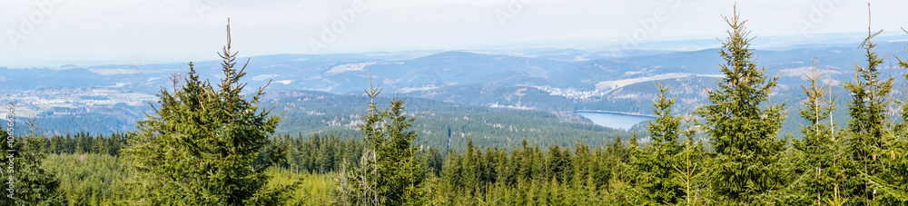 Panorama Erzgebirge Auersberg