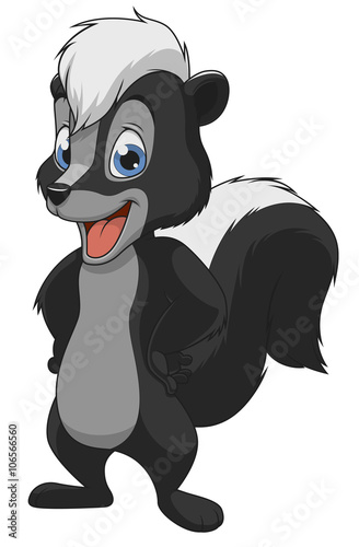Little funny skunk
