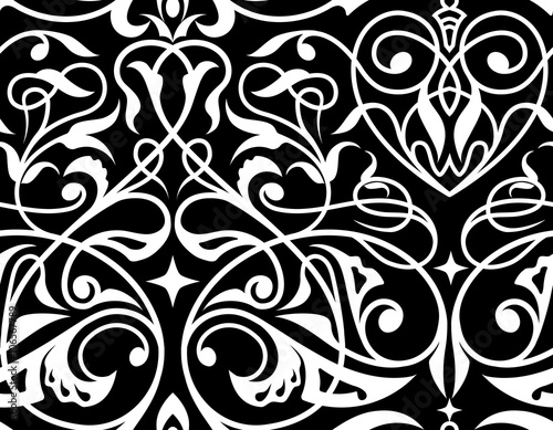 Decorative  traditional eastern seamless pattern.