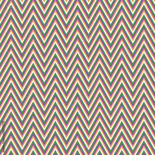 Colored retro chevron pattern background design