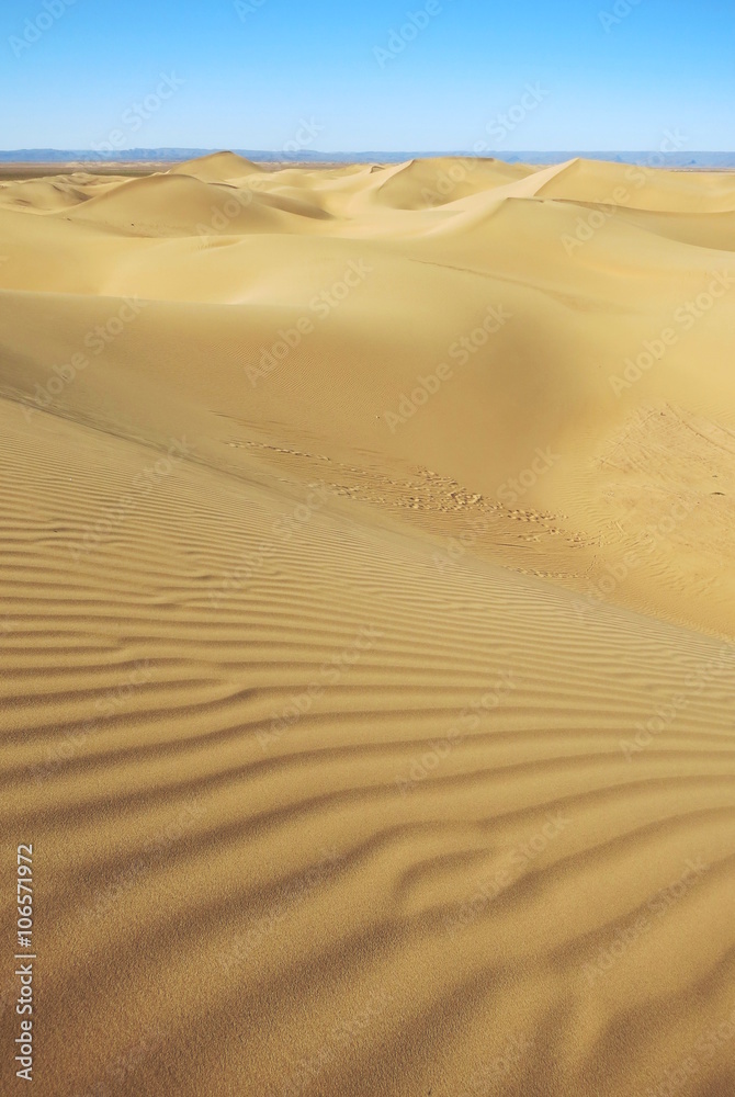 Sahara sand desert near Zagora, Morocco 3