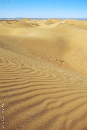 Sahara sand desert near Zagora  Morocco 3