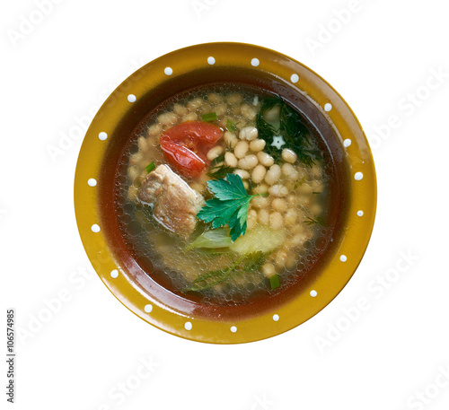 Albanian Bean Jahni Soup photo