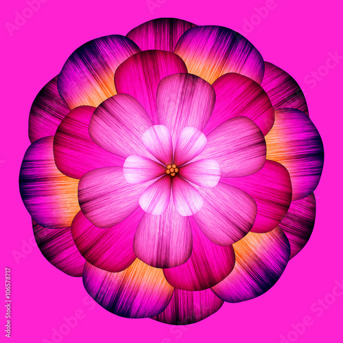 Decorative pink flower