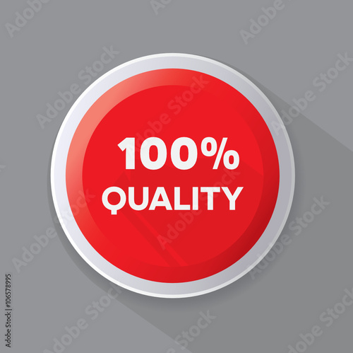 100% quality red button