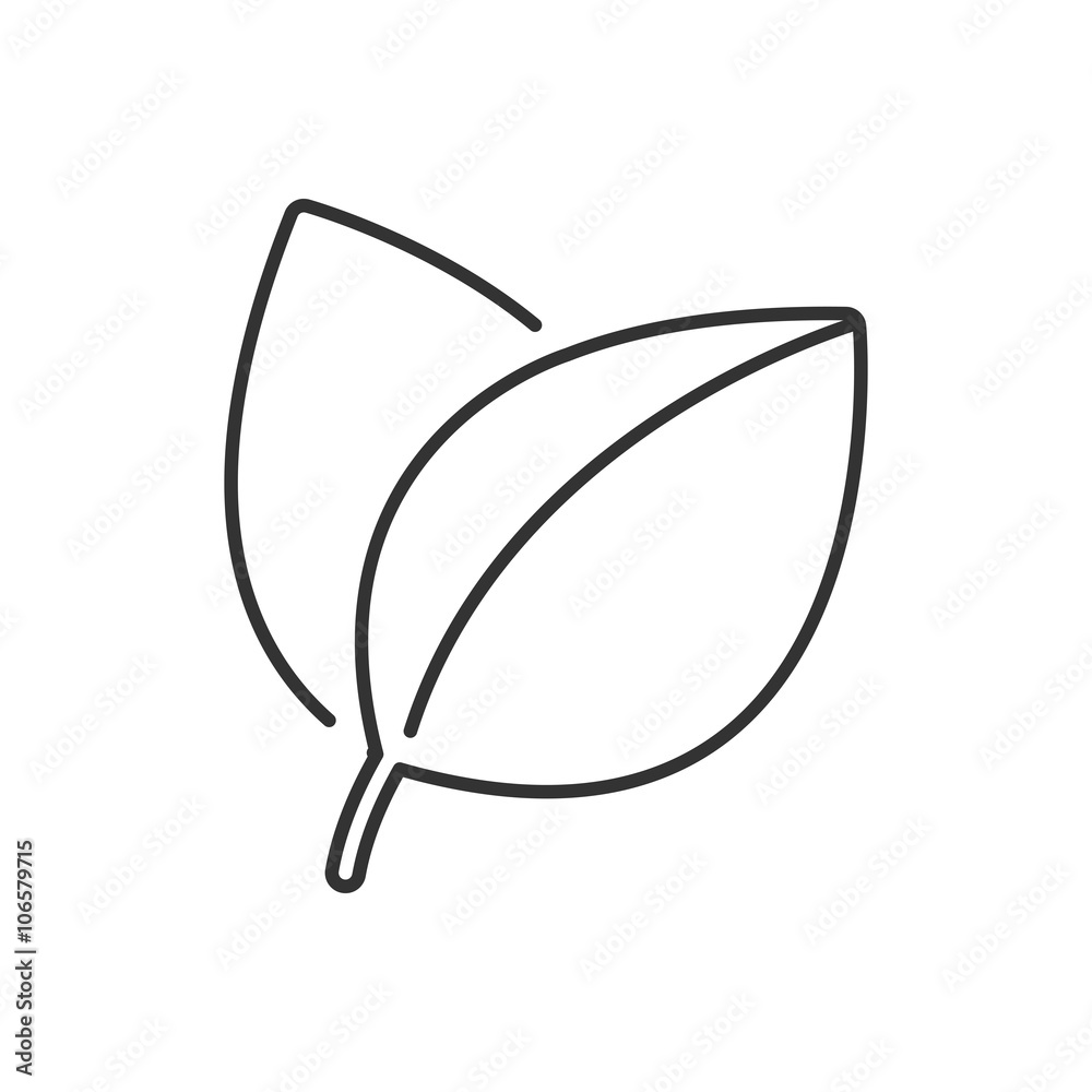 Line Icon Style, herb icon vector design Line Icon Style, herb icon vector design
