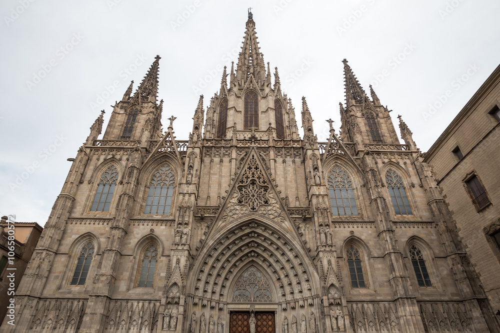 cathedral of barcelona in spain