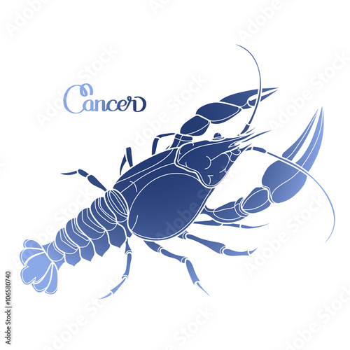 Graphic vector cancer