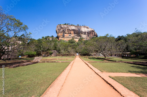 Sygiriya, buddhistic landmark of Sri Lanka, Ceylon photo