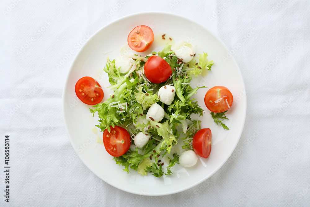 salad on plate