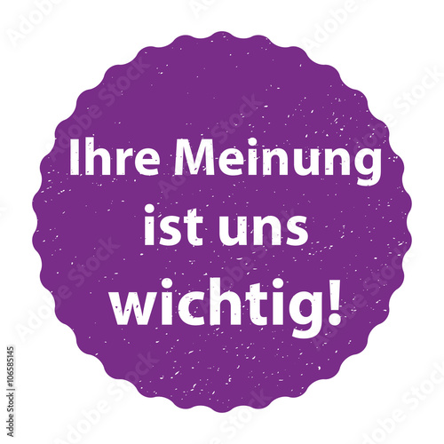 Ihre Meinung ist uns wichtig!