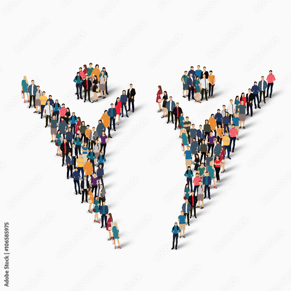 abstract  dancing man people