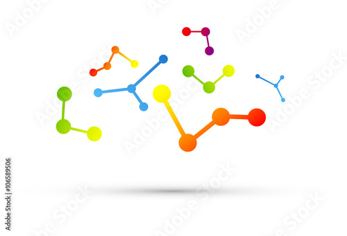 molecole, hi tech, sfondo, internet, comunicazione