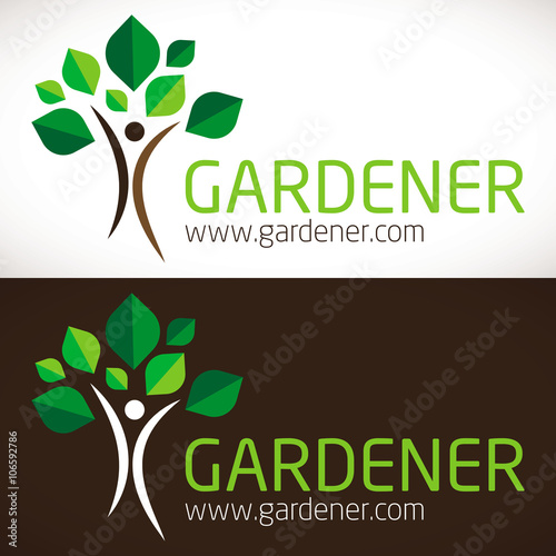 logo jardinier paysagiste