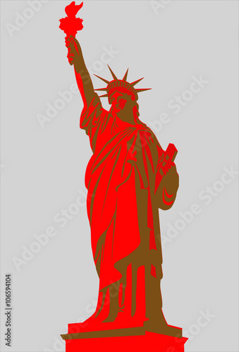The Statue of Liberty vector for your ideas