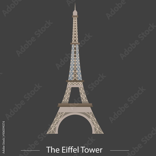 The Eiffel Tower vector for your ideas