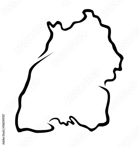 Karte Baden-W  rttemberg - 1
