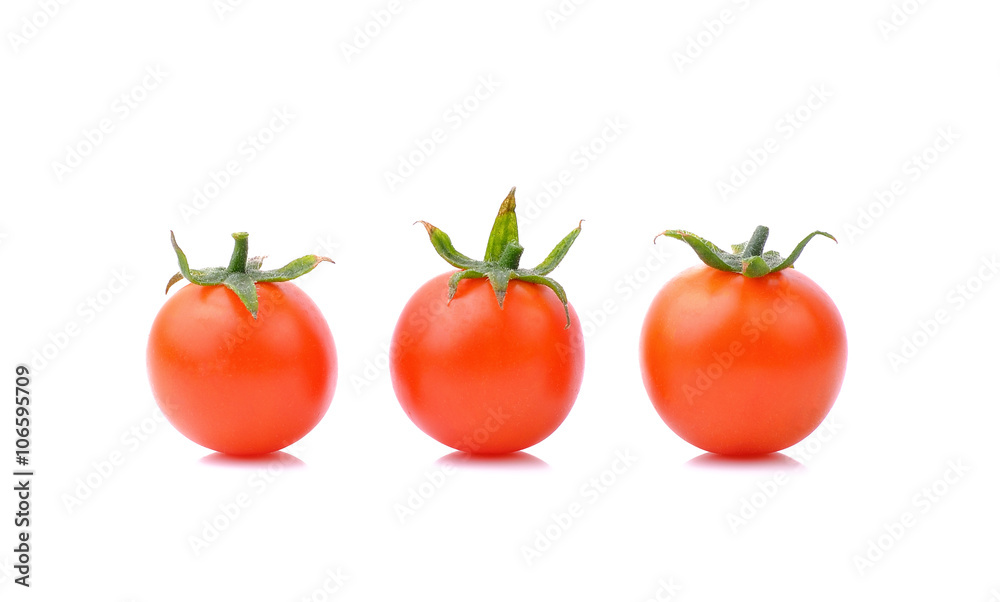 Fresh tomato on white background Fresh tomato on white background