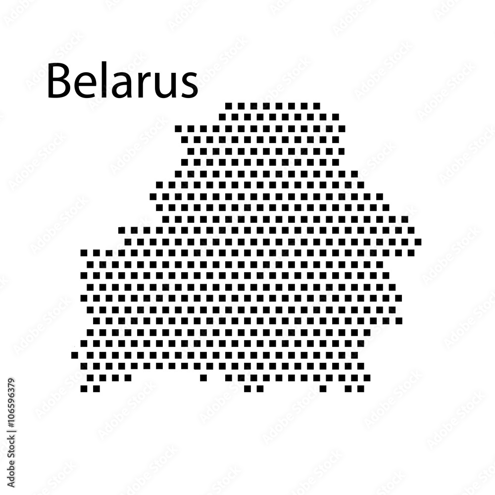 map of Belarus,dot