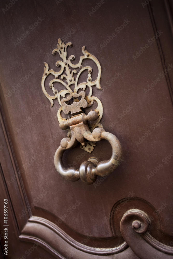 Obraz premium Old door knocker