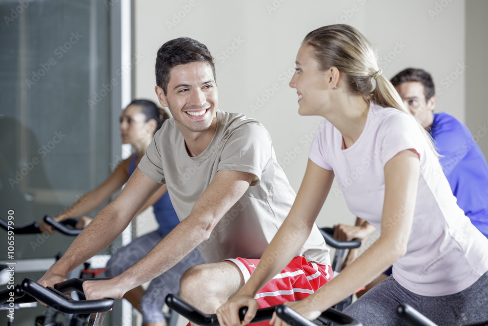 People in a gym People in a gym