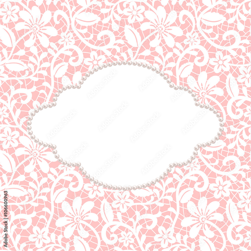 card with lace card with lace
