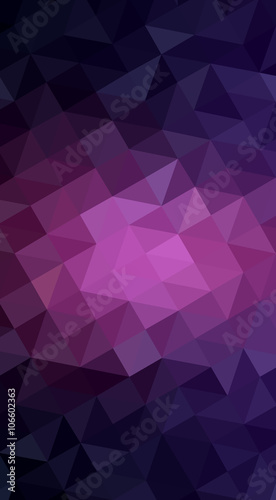Dark pink polygonal design illustration, which consist of triang