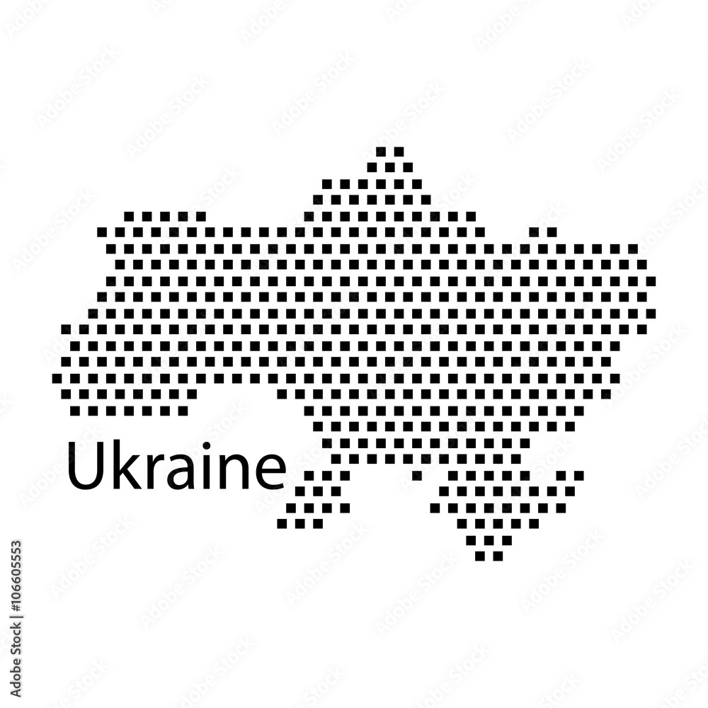 map of Ukraine,dot