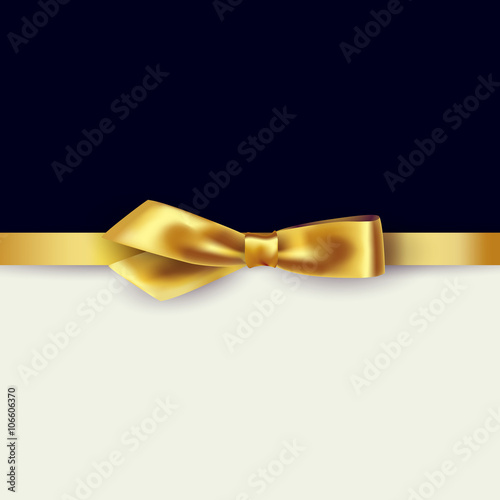 Shiny gold satin ribbon 