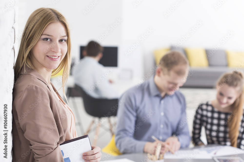 Fototapeta premium I'm part of this team!