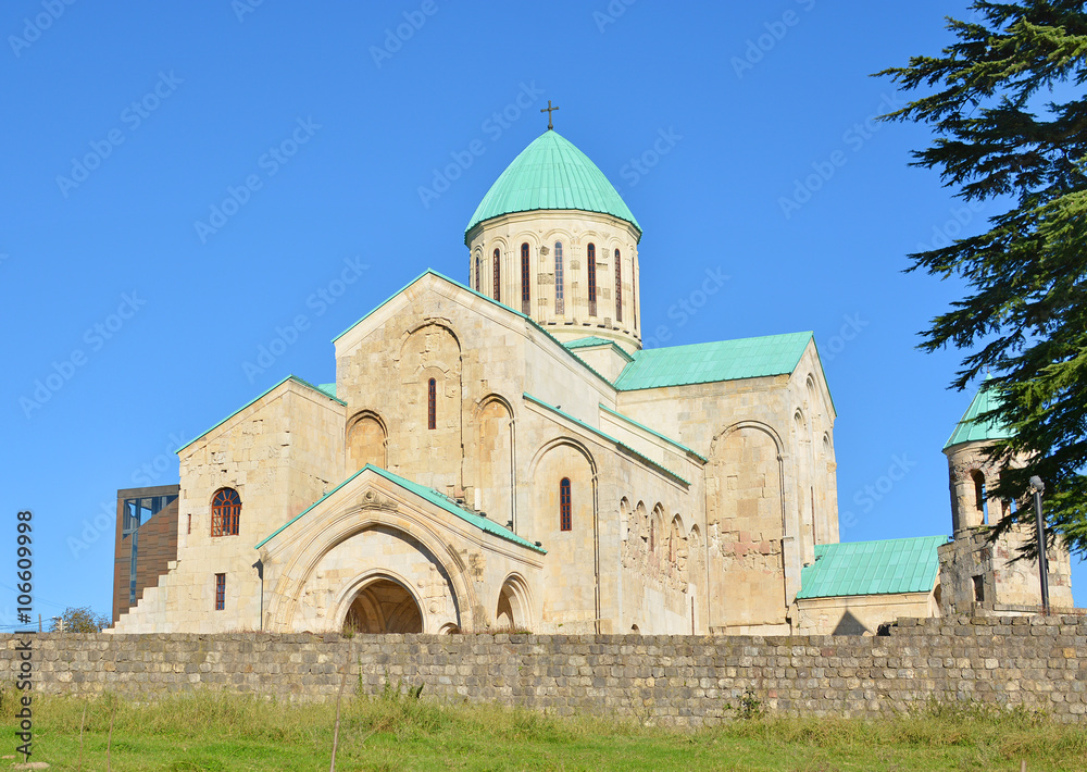 Bagrati Cathedral (the Cathedral of the Dormition, or the Kutaisi Cathedral), Kutaisi, Georgia - famous landmark of Imereti region