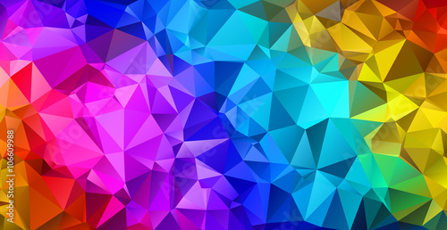 Colorful triangular abstract background. EPS 10 Vector illustration. 
