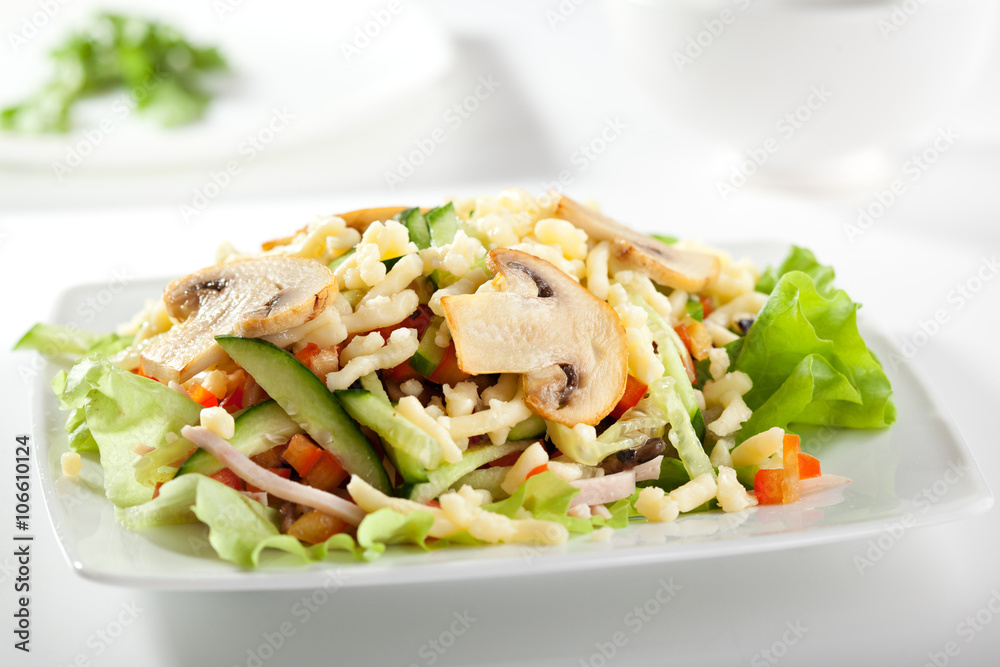 Mushroom and Vegetable Salad Mushroom and Vegetable Salad