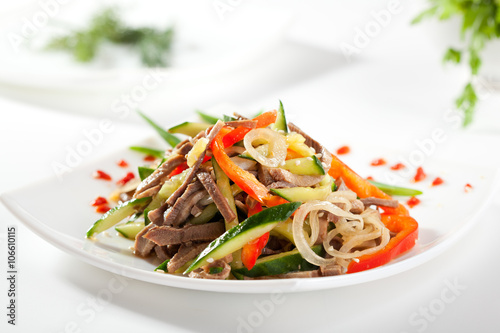 Salad with Beef