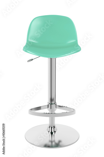 Front view of bar stool